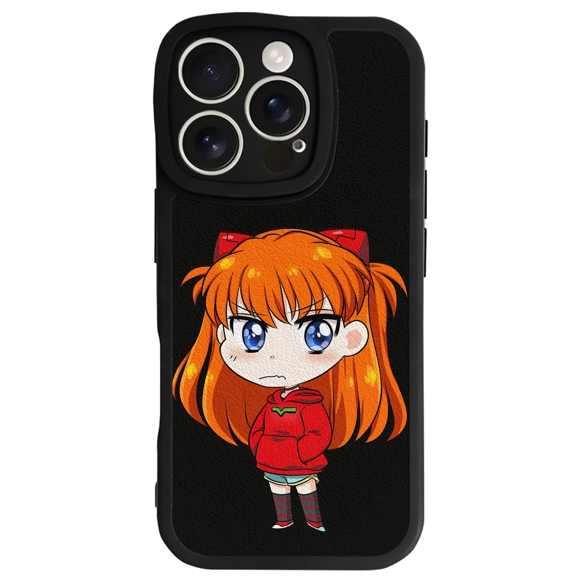 （画像用） EVA 新世紀エヴァンゲリオン 【iPhone 16シリーズ対応】シリコンスマホケース（レザー調） 材質：シリコン